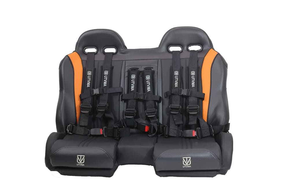 UTVMA '15-'25 Polaris RZR Trail/ S Front Bench Seat w/ Harnesses