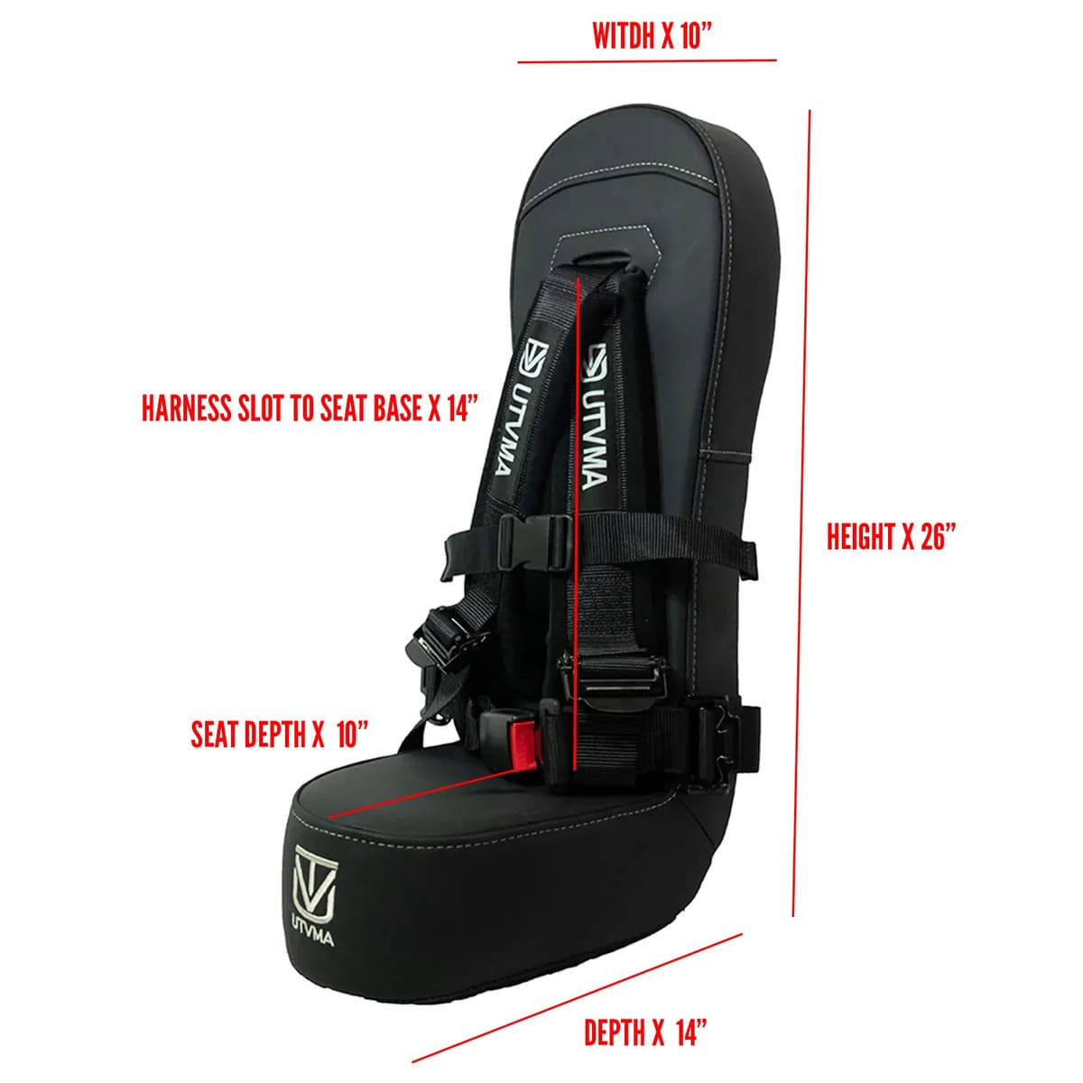 UTVMA '19-'25 Can-Am Maverick Sport Max Front & Rear Bump Seat