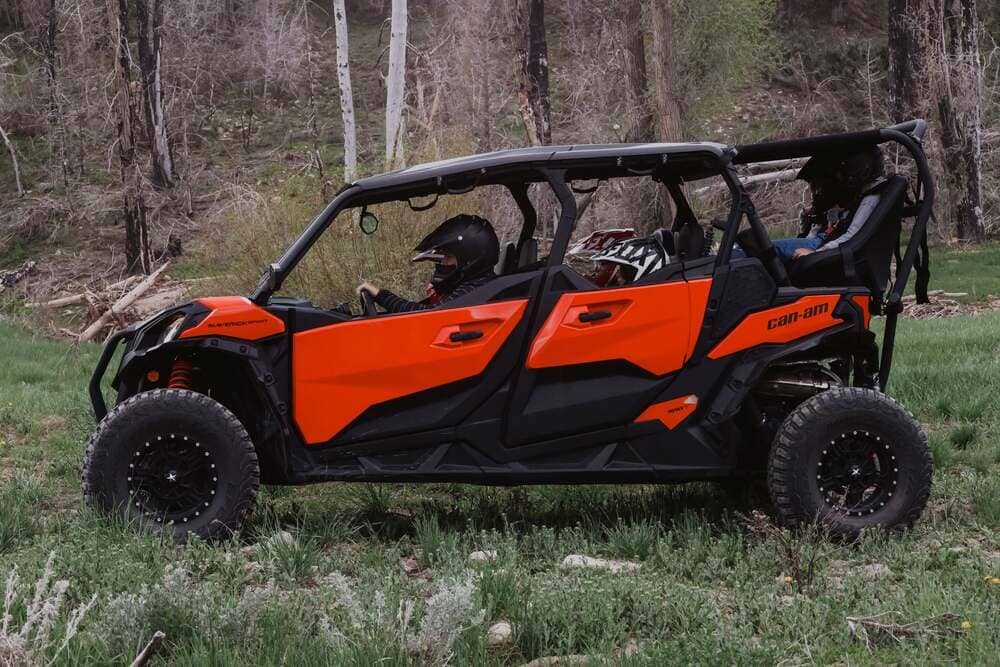 UTVMA '19-'25 Can-Am Maverick Sport Max Rear Bench w/ Harnesses