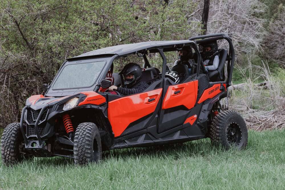 UTVMA '19-'25 Can-Am Maverick Sport Max Rear Bench w/ Harnesses