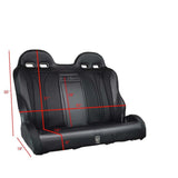 UTVMA '19-'25 Can-Am Maverick Sport Max Rear Bench w/ Harnesses