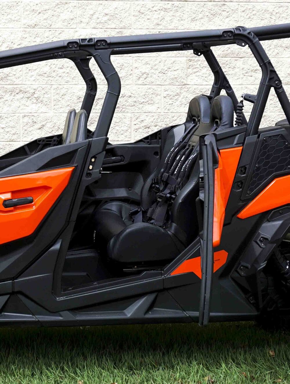 UTVMA '19-'25 Can-Am Maverick Sport Max Rear Bench w/ Harnesses