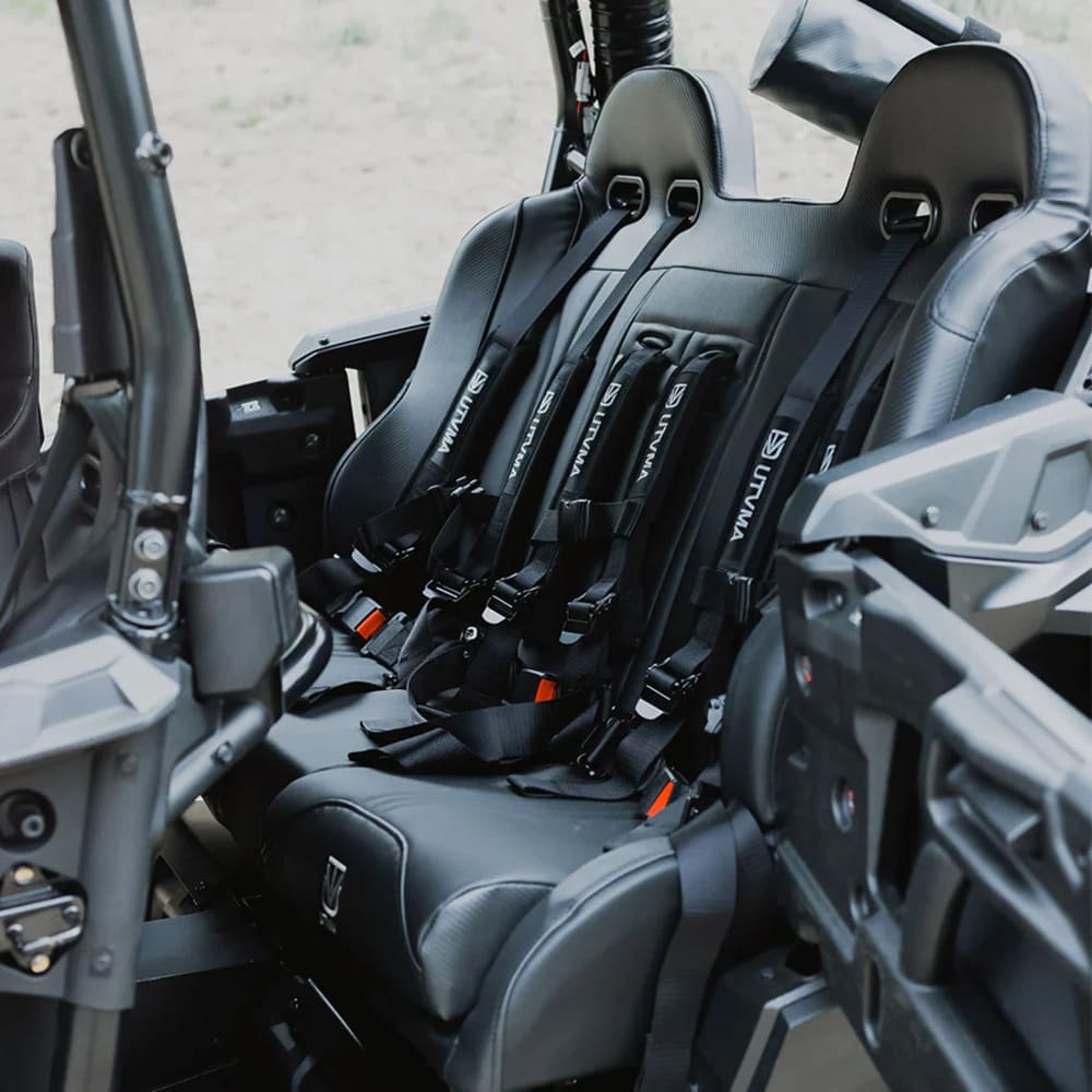 UTVMA '19-'25 Honda Talon 4 Rear Bench Seat w/ Harnesses