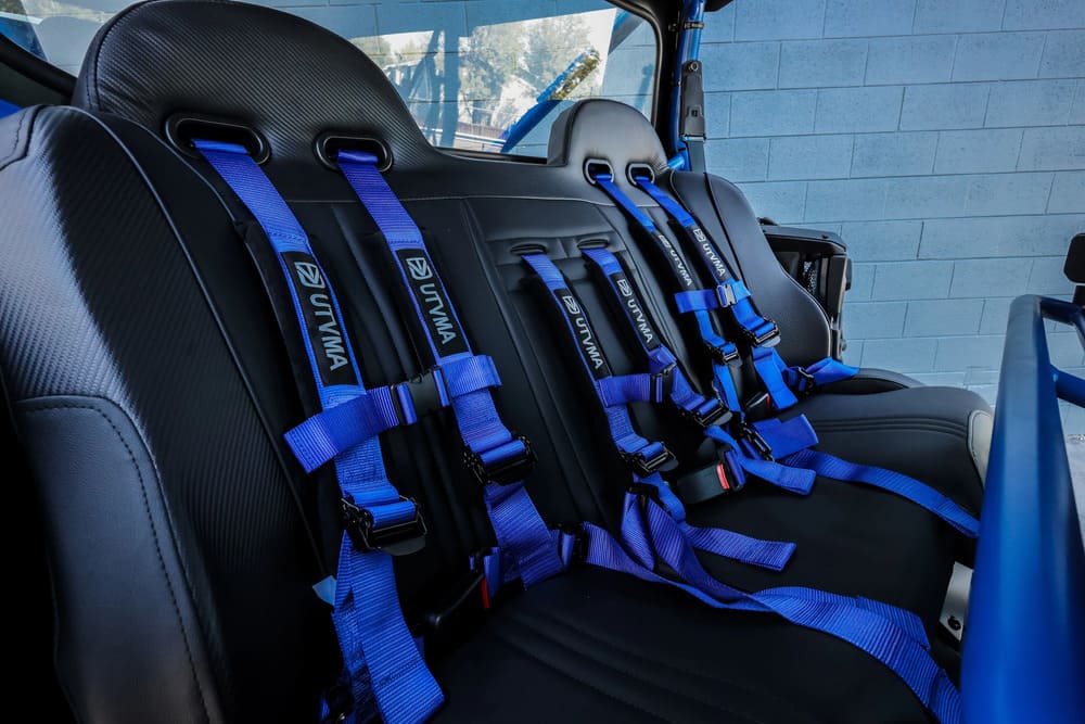 UTVMA '19-'25 Honda Talon 4 Rear Bench Seat w/ Harnesses