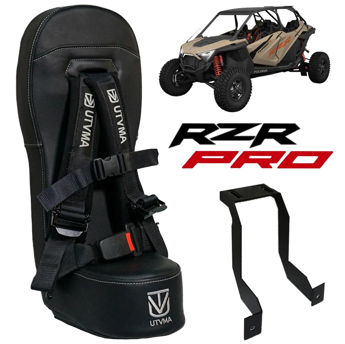 UTVMA '20-'25 Polaris RZR Turbo R 4 Front Bump Seat