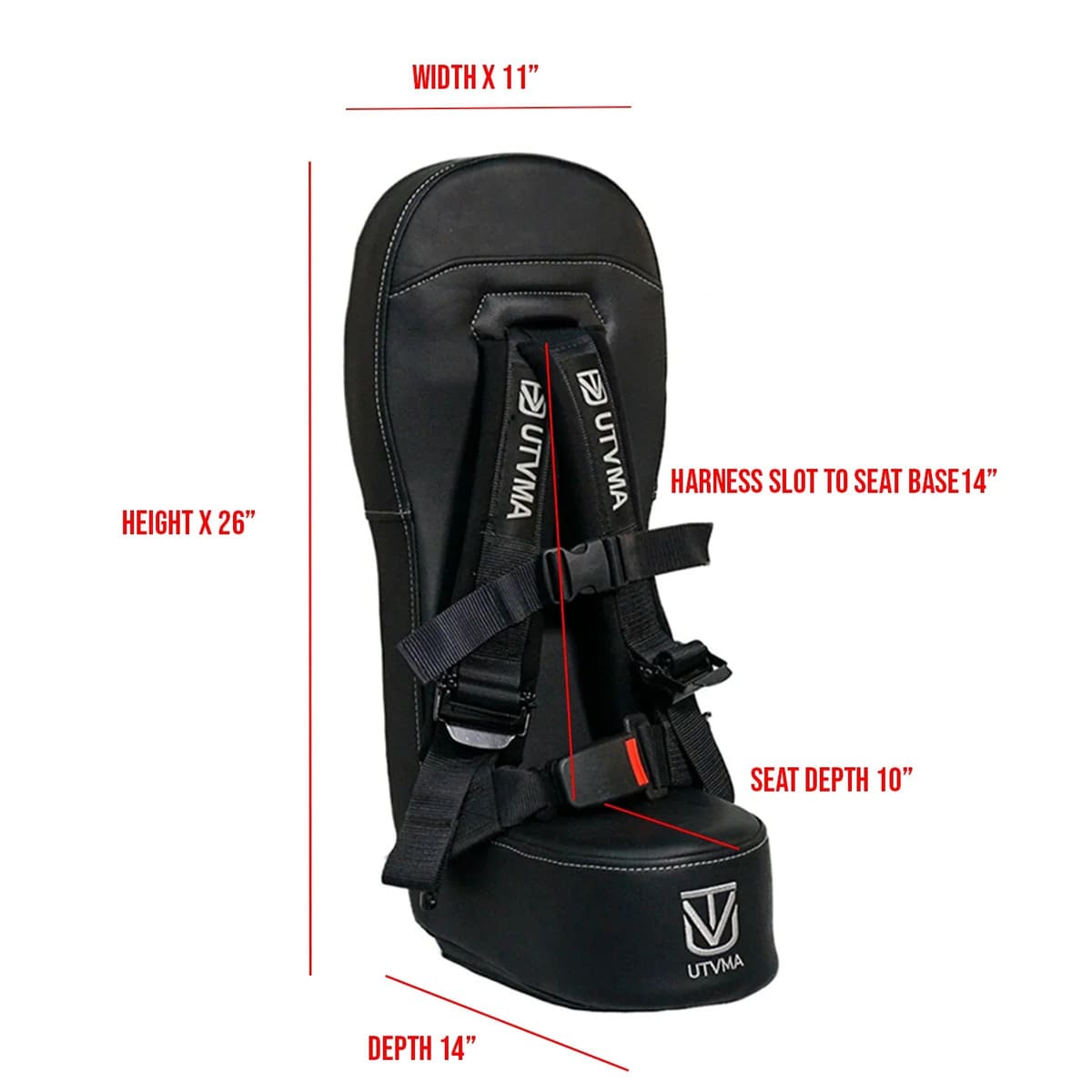 UTVMA '20-'25 Polaris RZR Turbo R 4 Front Bump Seat