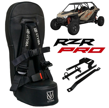 UTVMA '20-'25 Polaris RZR 4 Turbo R Rear Bump Seat - Black