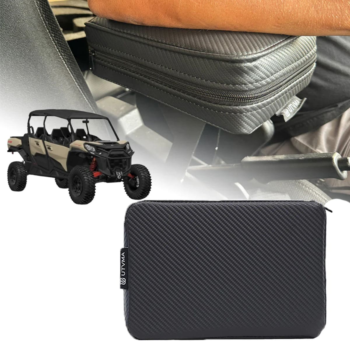UTVMA '21-'24 Can-Am Commander Max Front or Rear Armrest with Bracket