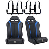 UTVMA '22-'24 Polaris RZR Turbo R 2 & 4 Seater Suspension Weekender Series Front Bucket Seats w/ Quick Mount Bracket - Pair