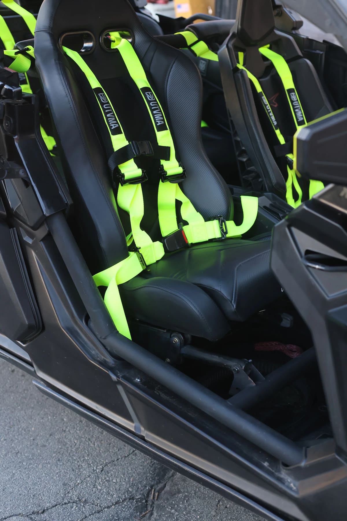 UTVMA '24-'25 Can-Am Maverick R 2 & 4 Seater Rebel Series Front Suspension Bucket Seats - Pair