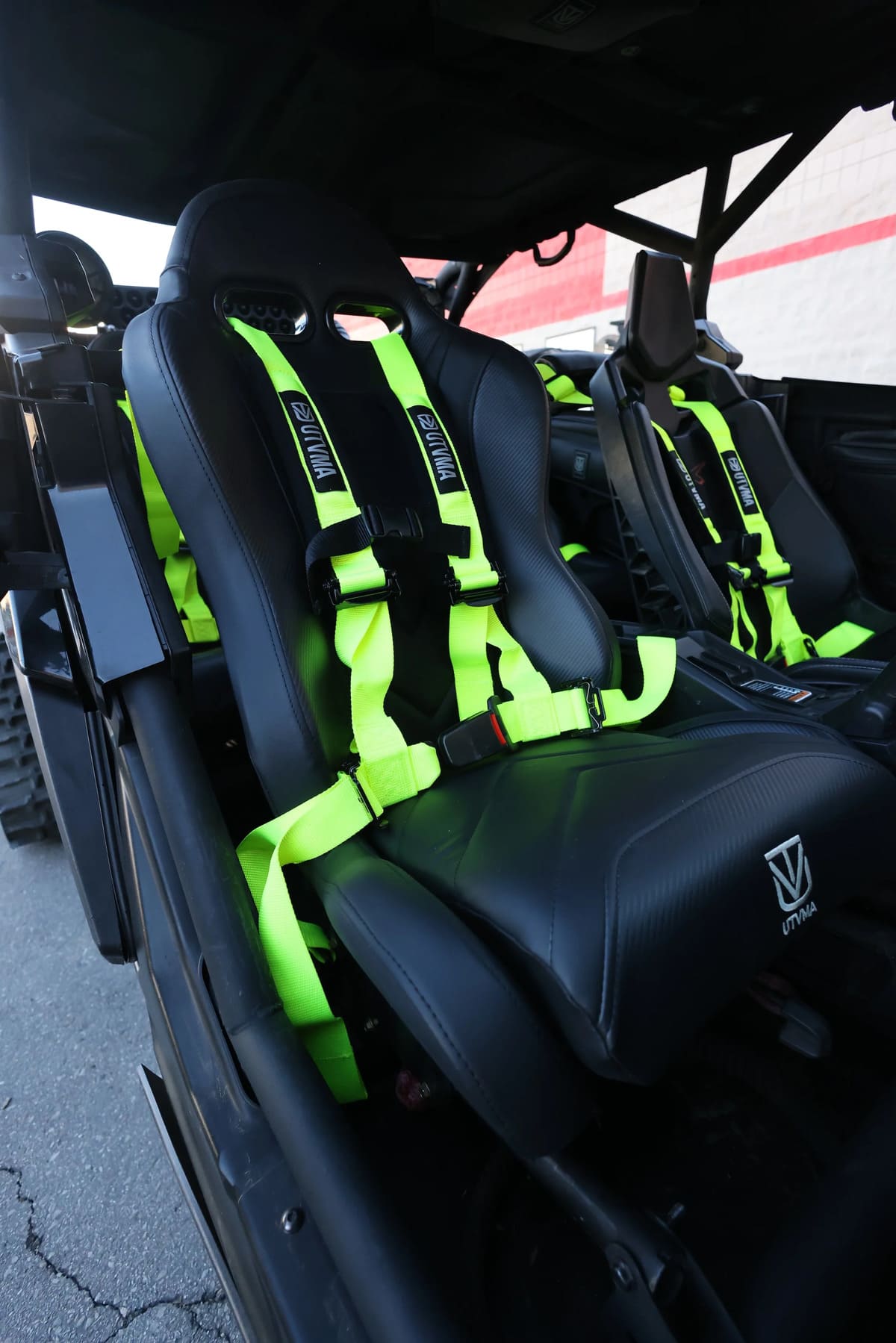 UTVMA '24-'25 Can-Am Maverick R 2 & 4 Seater Rebel Series Front Suspension Bucket Seats - Pair