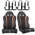 UTVMA '24-'25 Can-Am Maverick R 2 & 4 Seater Weekender Series Front Suspension Bucket Seats - Pair