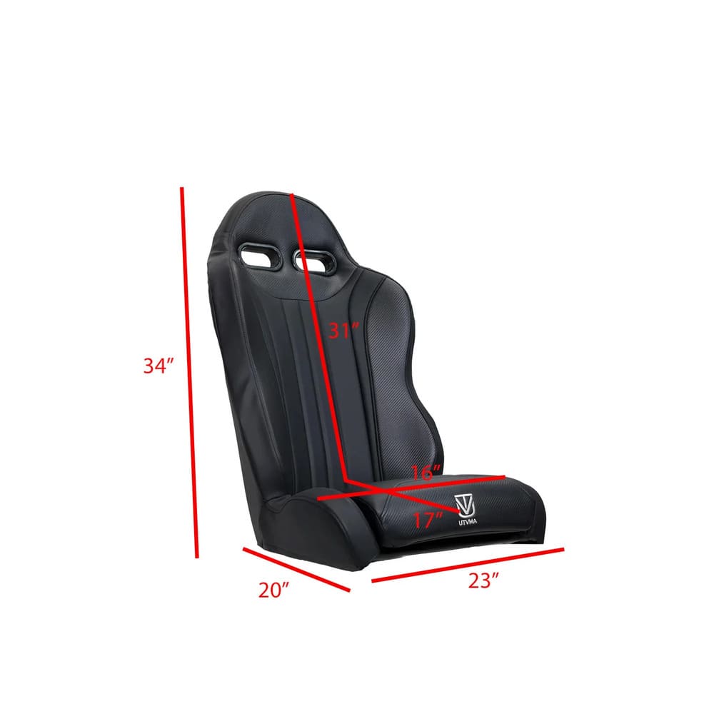 UTVMA '24-'25 Can-Am Maverick R 2 & 4 Seater Weekender Series Front Suspension Bucket Seats - Pair