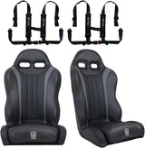 UTVMA '24-'25 Can-Am Maverick R 2 & 4 Seater Weekender Series Front Suspension Bucket Seats - Pair
