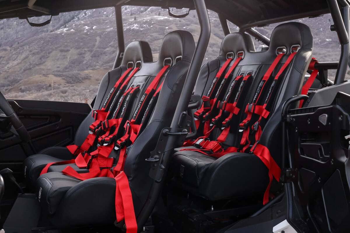 UTVMA '24+ Polaris RZR XP 1000 2 & 4 Seater Front/Rear Bench Seat w/ Harnesses
