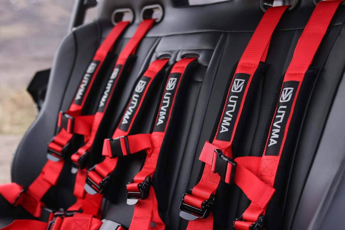 UTVMA '24+ Polaris RZR XP 1000 2 & 4 Seater Front/Rear Bench Seat w/ Harnesses