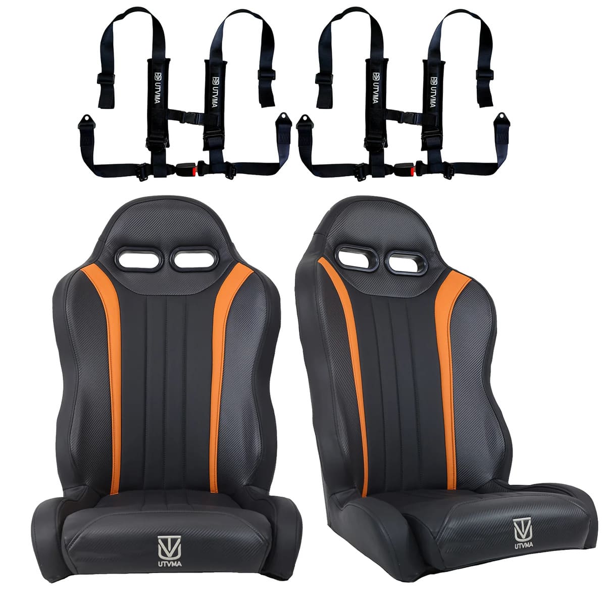 UTVMA '24 Polaris RZR XP 1000 Weekender Series Front & Rear Suspension Bucket Seats - Pair