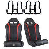 UTVMA '24 Polaris RZR XP 1000 Weekender Series Front & Rear Suspension Bucket Seats - Pair