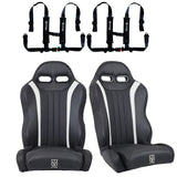 UTVMA '24 Polaris RZR XP 1000 Weekender Series Front & Rear Suspension Bucket Seats - Pair