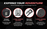 UTVMA '25+ Polaris RZR Pro S 4 Rear Bump Seat