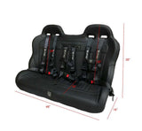 UTVMA '25+ Yamaha Wolverine RMAX 4 Compact Rear Bench Seat