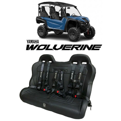UTVMA '25+ Yamaha Wolverine RMAX 4 Compact Rear Bench Seat