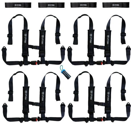 UTVMA Four Pack Auto Buckle w/ Harness Collars