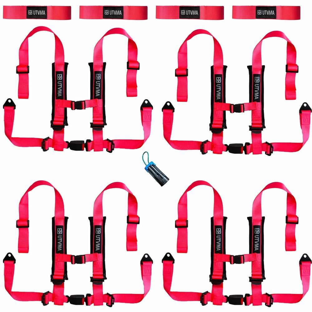 UTVMA Four Pack Auto Buckle w/ Harness Collars