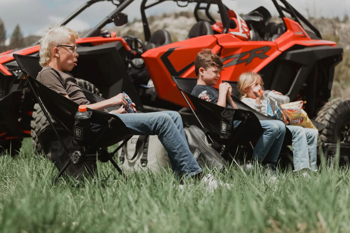 UTVMA Large Camp Chair w/ Roll Cage Bag