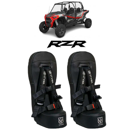 UTVMA Polaris RZR 4 1000 Front and Rear Bump Seat Set