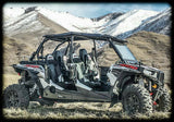 UTVMA Polaris RZR 4 1000 Front & Rear Bump Seat Set
