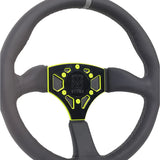 UTVMA Polaris RZR XP 1000 Octane Leather Steering Wheel w/ Hub
