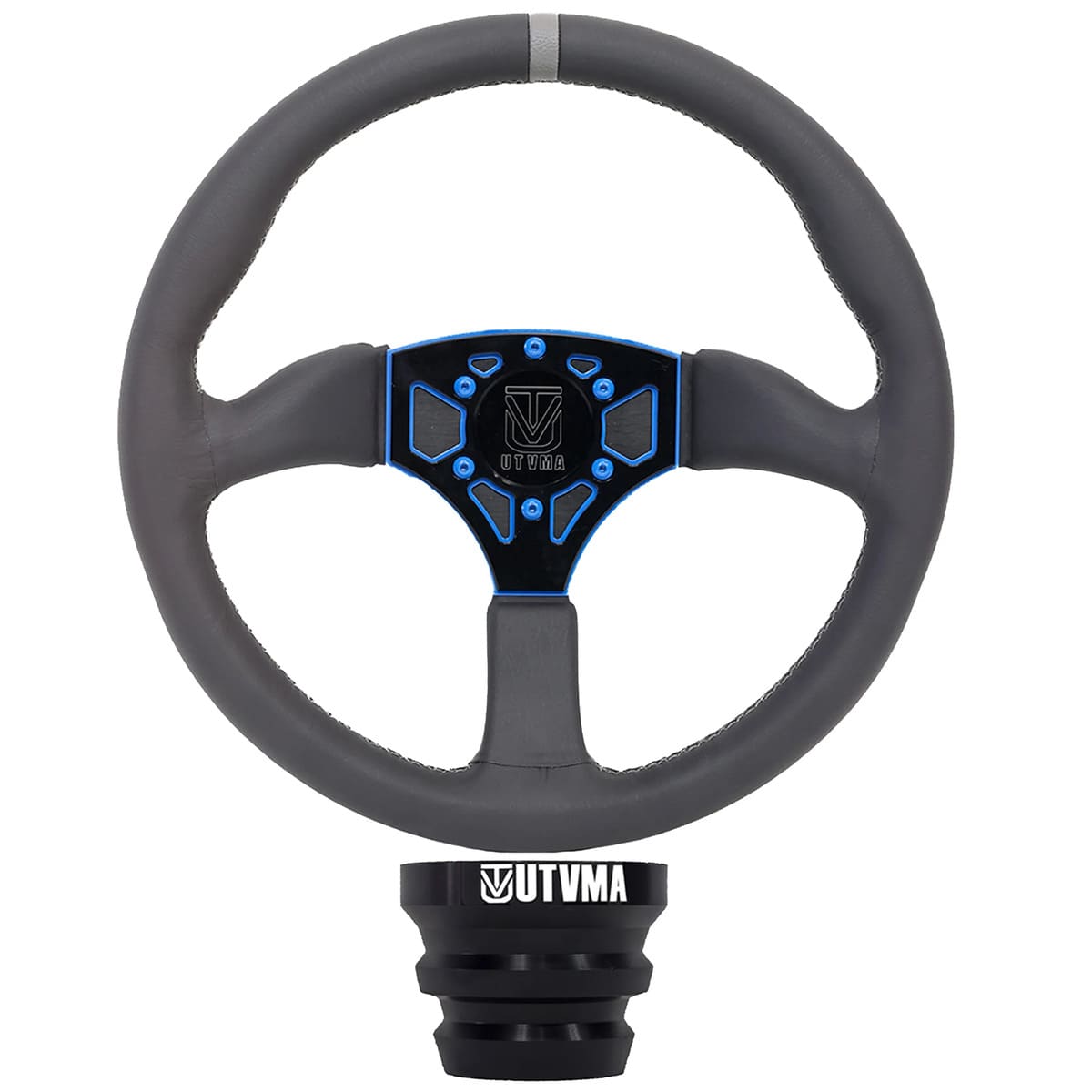 UTVMA Polaris RZR XP 1000 Octane Leather Steering Wheel w/ Hub