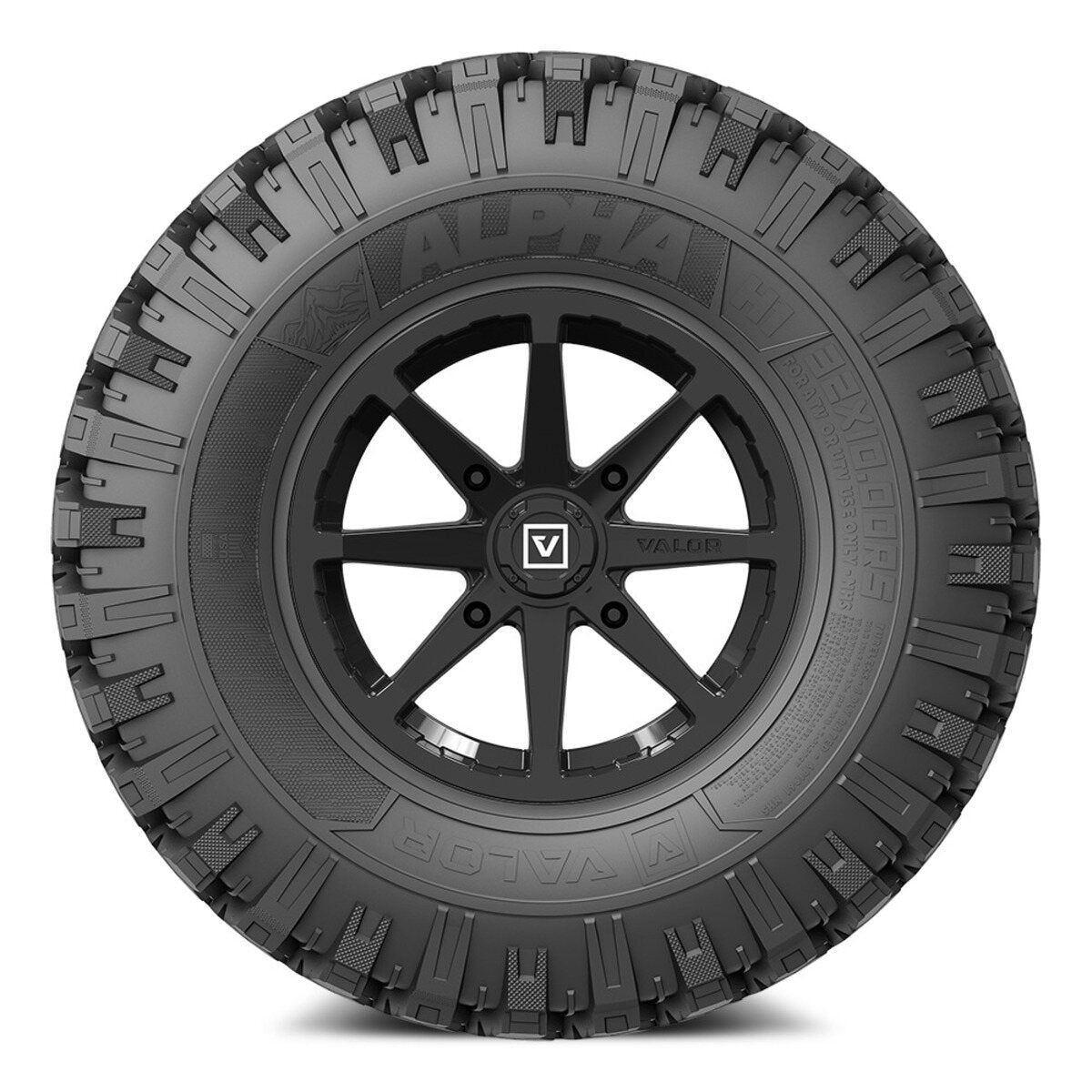 Valor Off-Road Alpha on V01 Wheel and Tire Kits