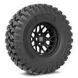 Valor Offroad 30" Alpha on 14x7 V03 UTV Wheel & Tire Kit