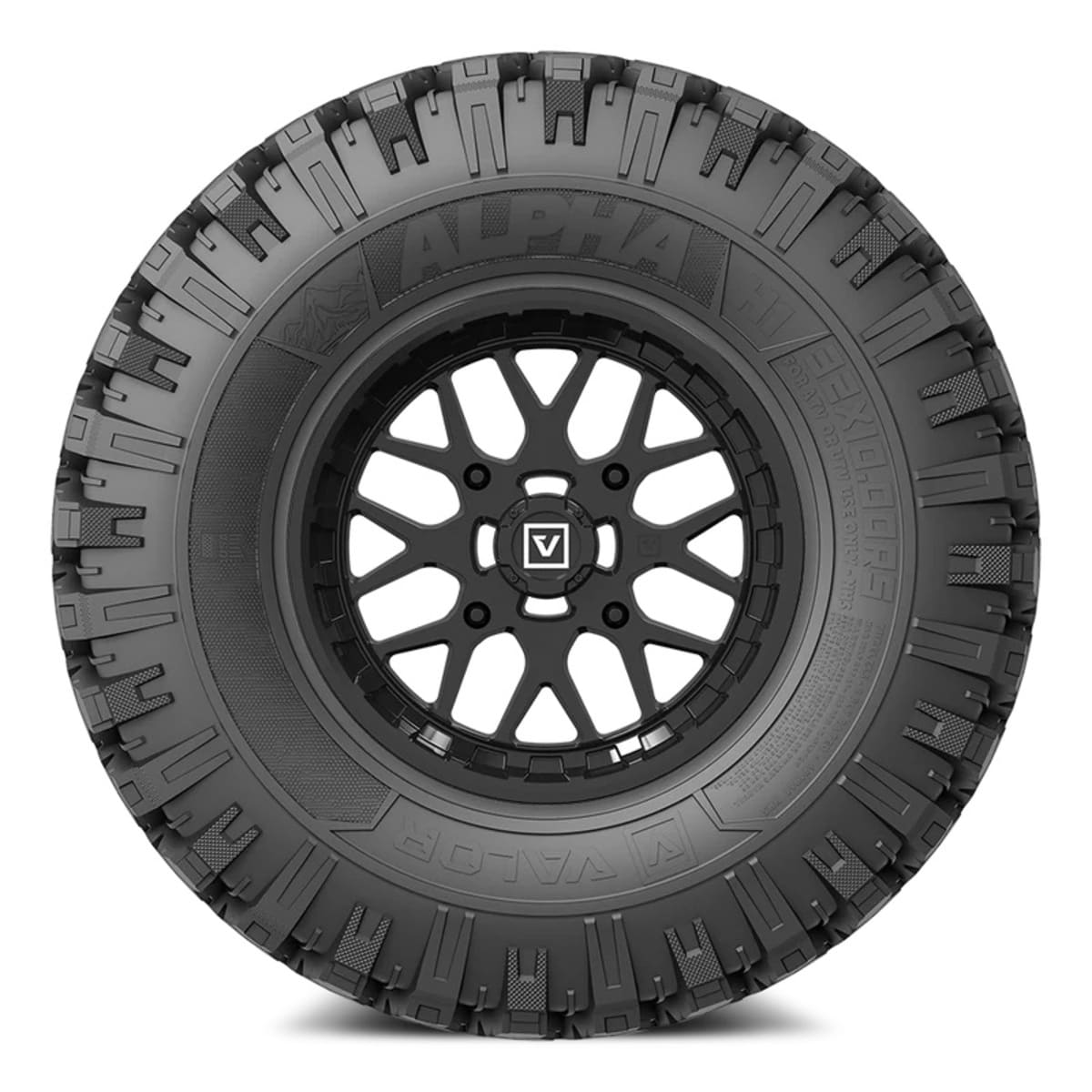 Valor Offroad Alpha on 15x7 V03 GB UTV Wheel & Tire Kit