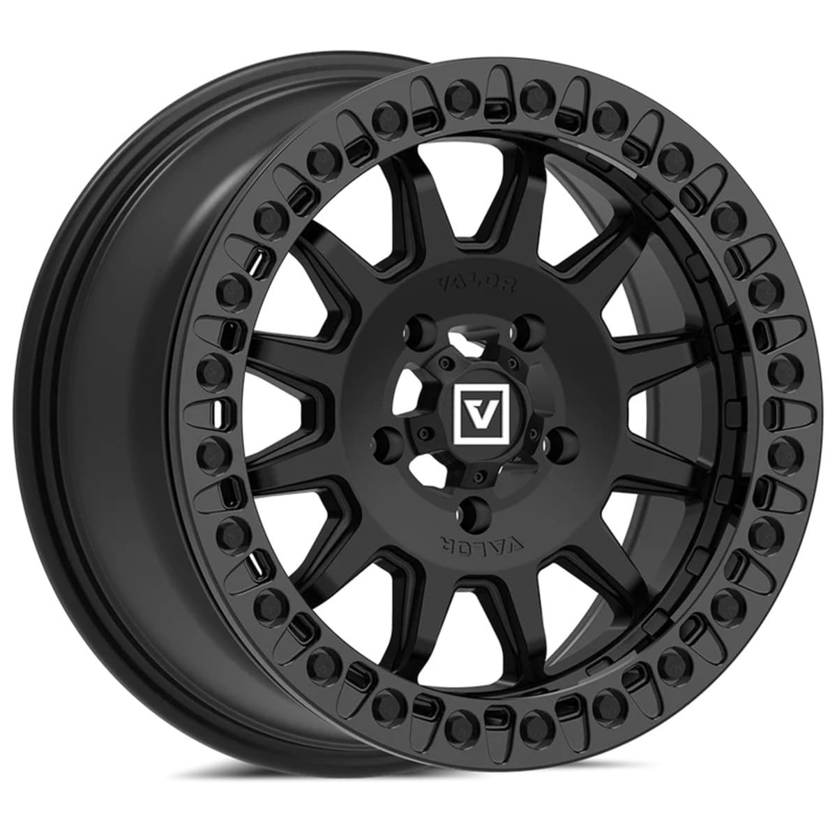 Valor Offroad Alpha on 15x7 V09 SB UTV Wheel & Tire Kit