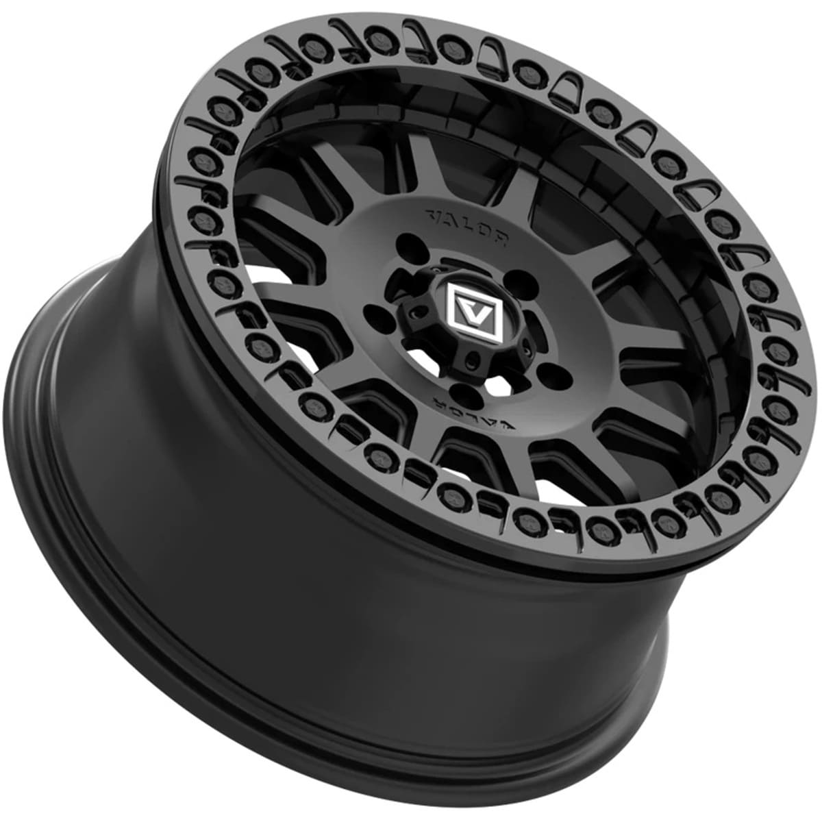 Valor Offroad Alpha on 15x7 V09 SB UTV Wheel & Tire Kit