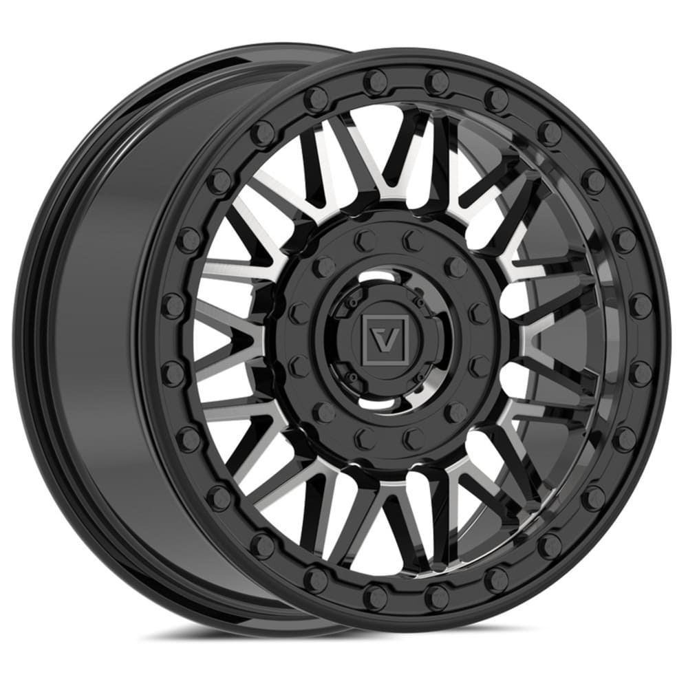 Valor Offroad Tango on 15x7 V08 DT UTV Wheel & Tire Kit