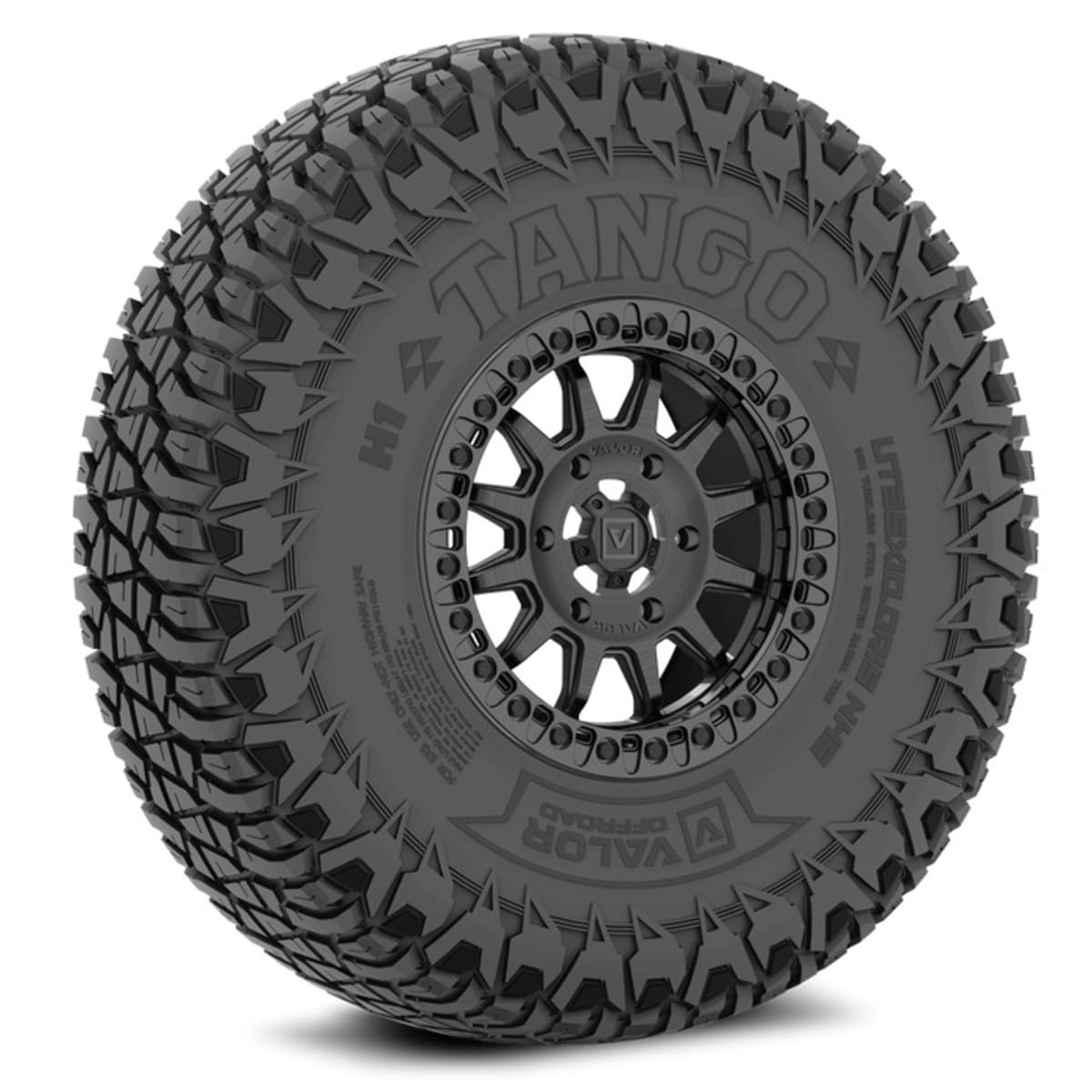 Valor Offroad Tango on 15x7 V09 BC UTV Wheel & Tire Kit