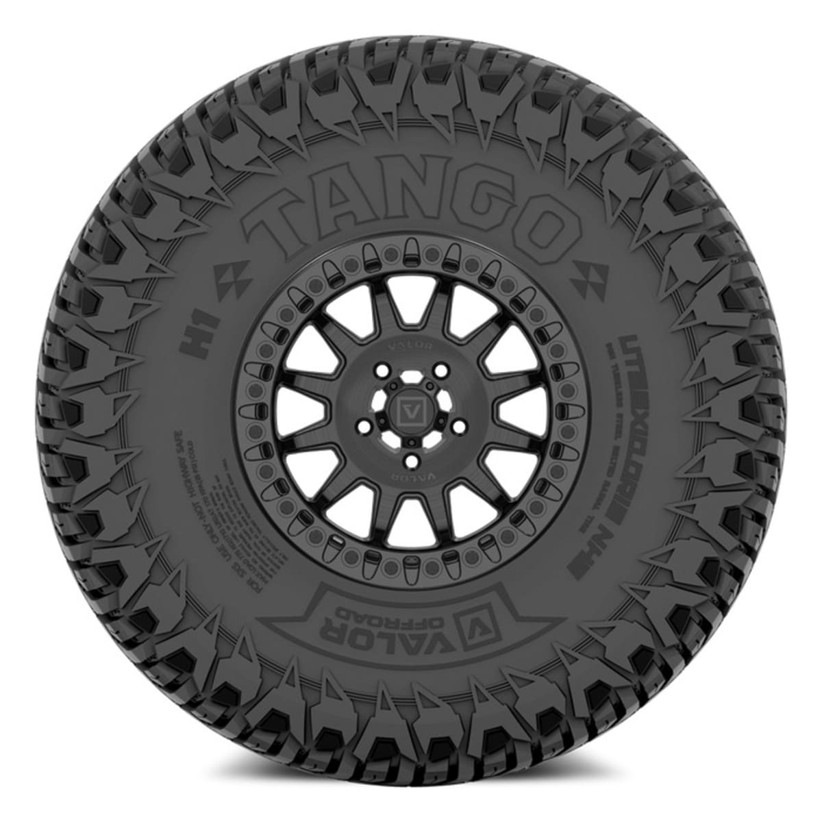 Valor Offroad Tango on 15x7 V09 BC UTV Wheel & Tire Kit