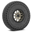 Valor Offroad Tango on 15x7 V15 Bronze UTV Wheel & Tire Kit