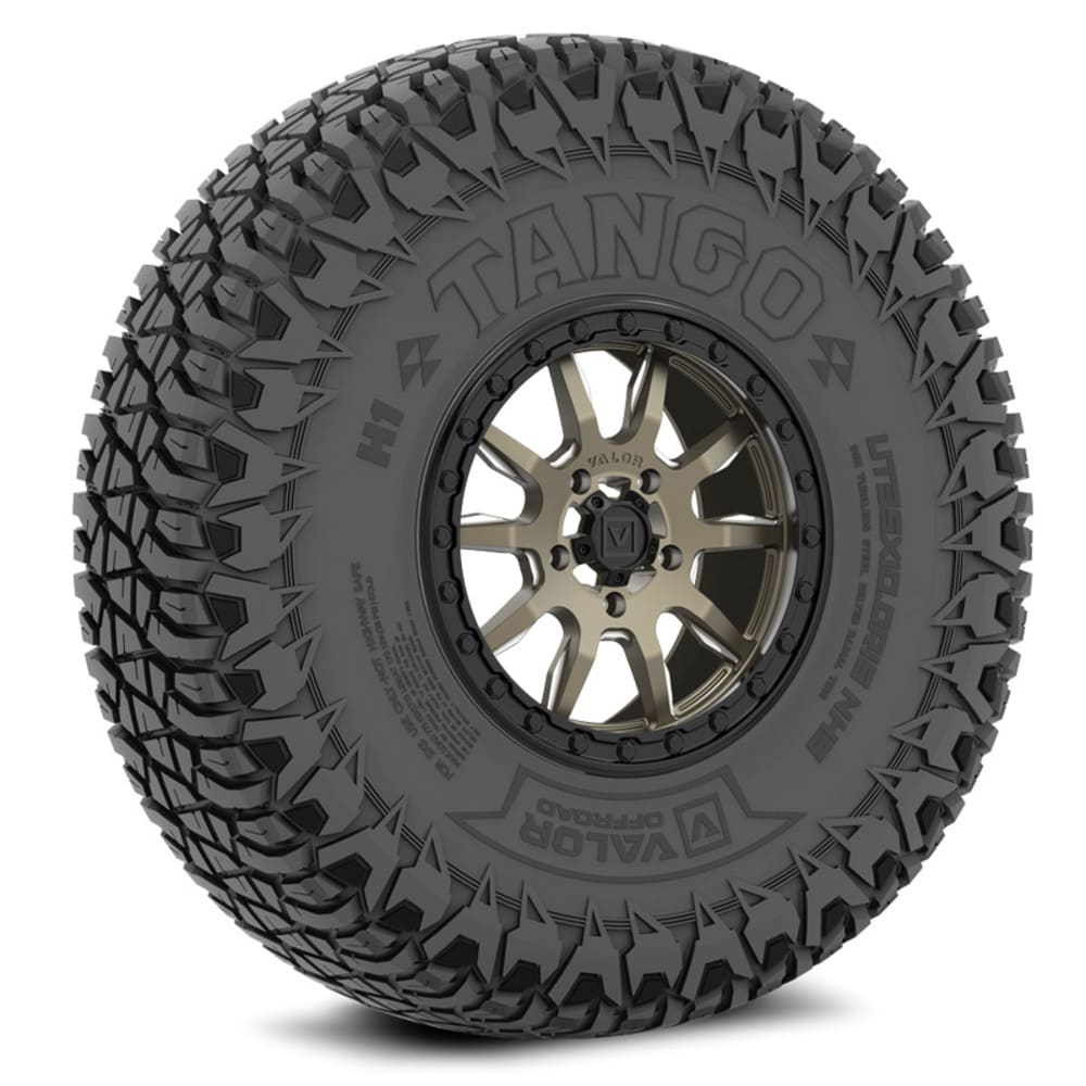 Valor Offroad Tango on 15x7 V15 Bronze UTV Wheel & Tire Kit