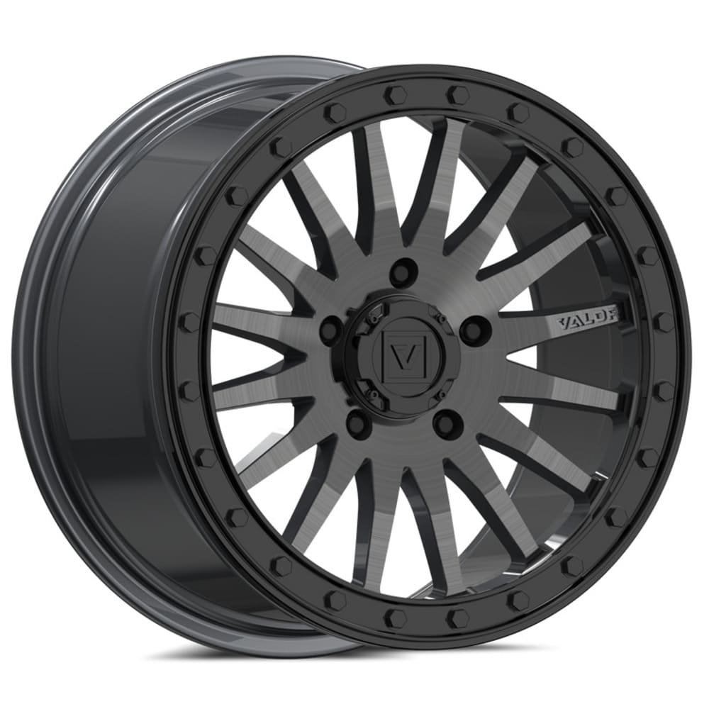 Valor Offroad Tango on 15x8 V06 BG UTV Wheel & Tire Kit