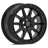 Valor Offroad V15 Satin Black UTV Wheel
