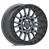 Valor Offroad V16 Beadlock UTV Wheel - Satin Gunmetal