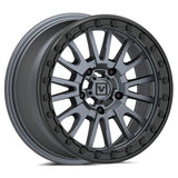 Valor Offroad V16 Beadlock UTV Wheel - Satin Gunmetal