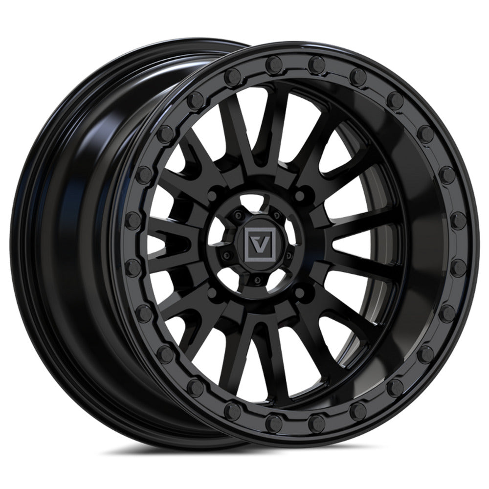 Valor Offroad V16 UTV Beadlock Wheel - Satin Black