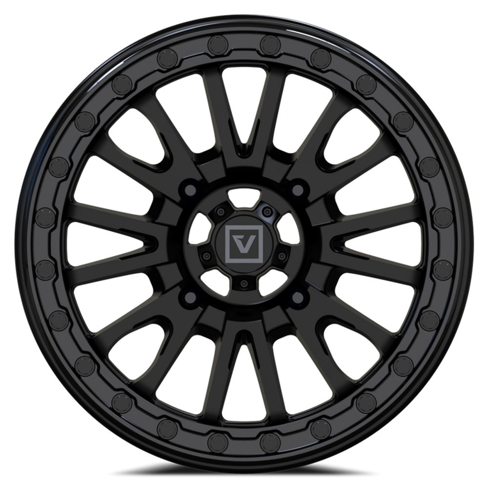 Valor Offroad V16 UTV Beadlock Wheel - Satin Black