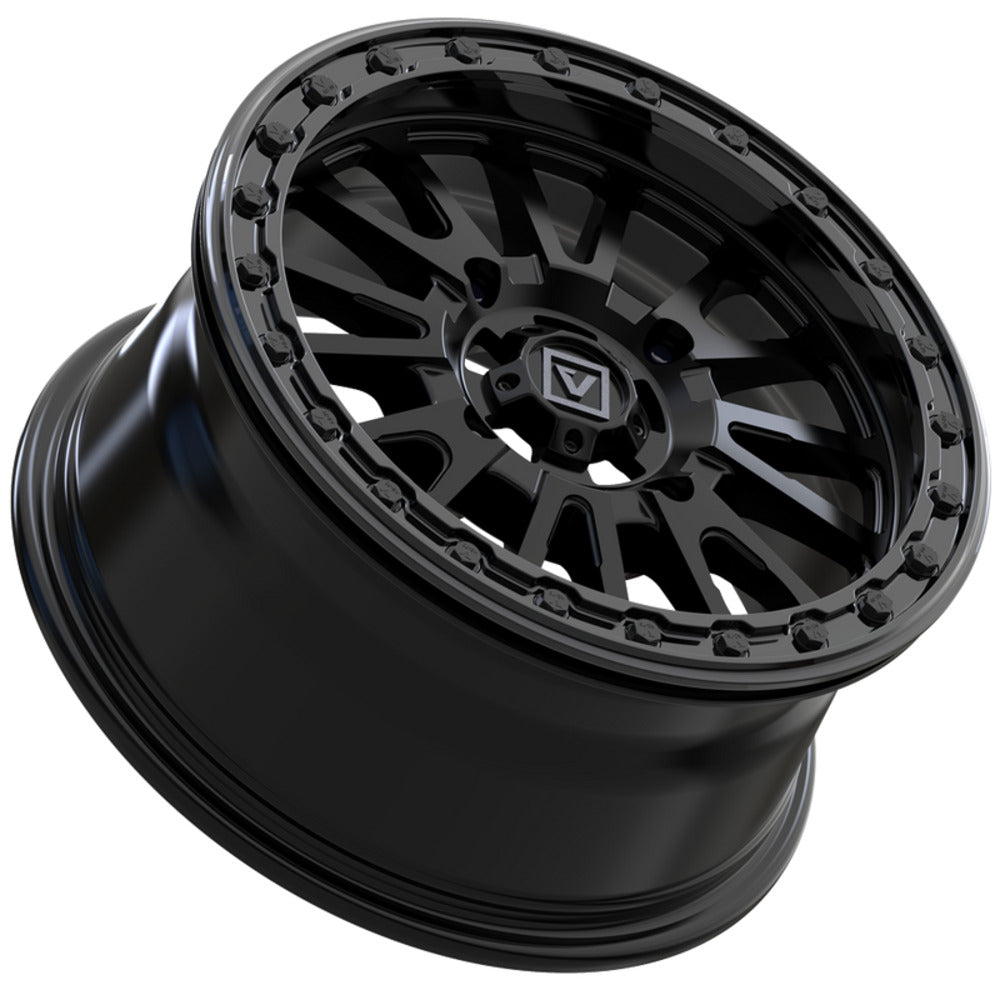 Valor Offroad V16 UTV Beadlock Wheel - Satin Black